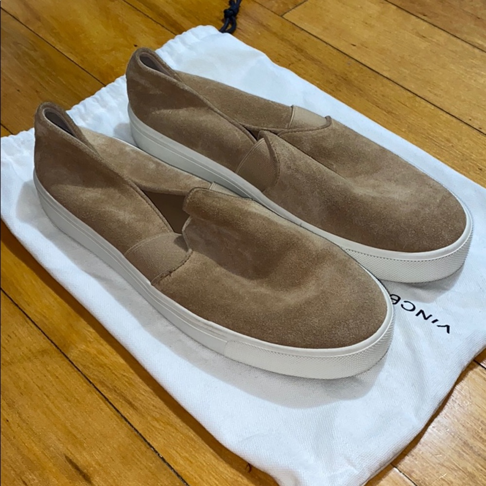 Slip on.